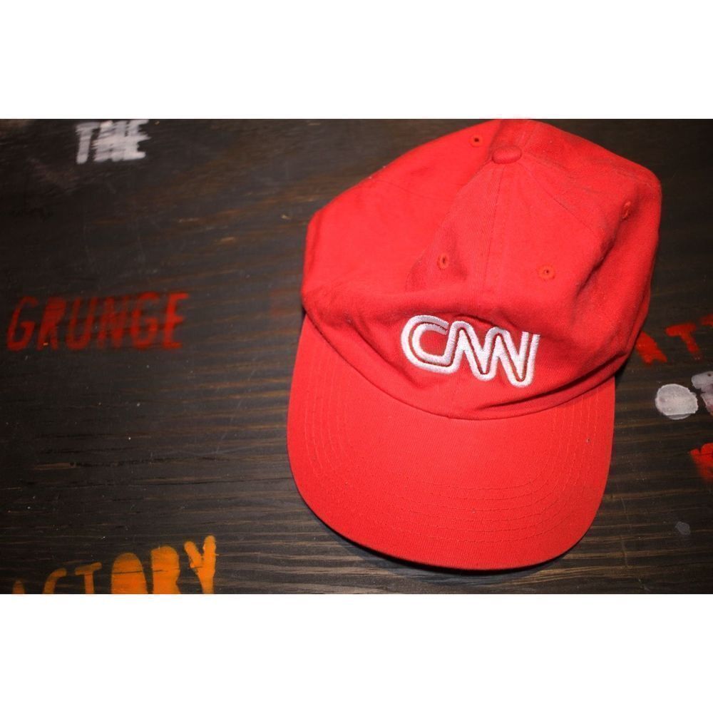 CNN Quake City Caps - One Size Fits Most - Red/White